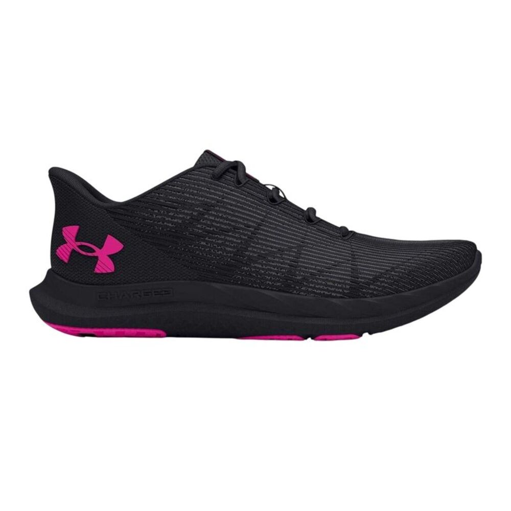 Under Armour Womens/Ladies Speed Swift Cushioned Running Shoes / Black/Pink